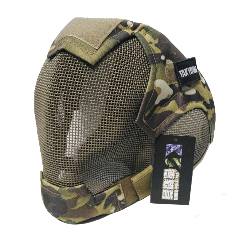 Camo Face Paint - TAK YIYING Maska Airsoftowa Pełna Osłona