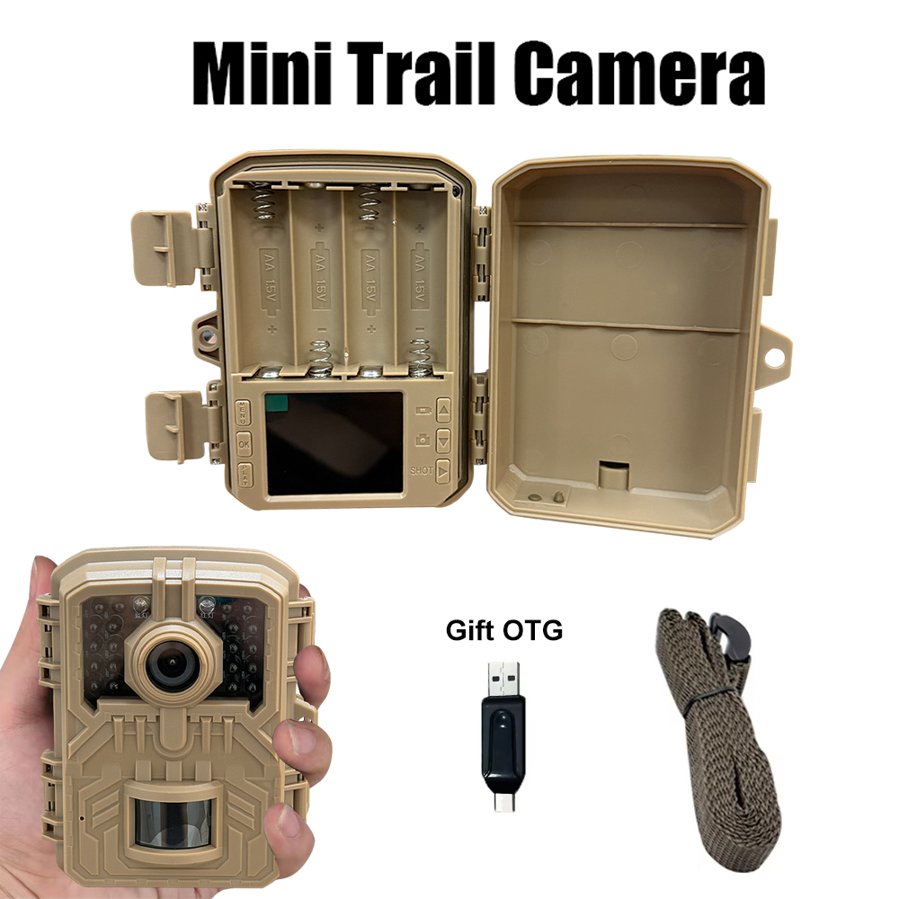 Trail Camera Infrared - Kamera leśna 16MP 1080P, wykrywacz zwierząt